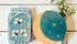 Set of Farmhouse Whimsy Firefly and moon magnets featuring mason jar design, perfect for fridge or magnetic surfaces.