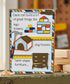 Farmhouse Whimsy Father's Day Builder Card with colorful, handcrafted design and playful construction-themed illustrations.
