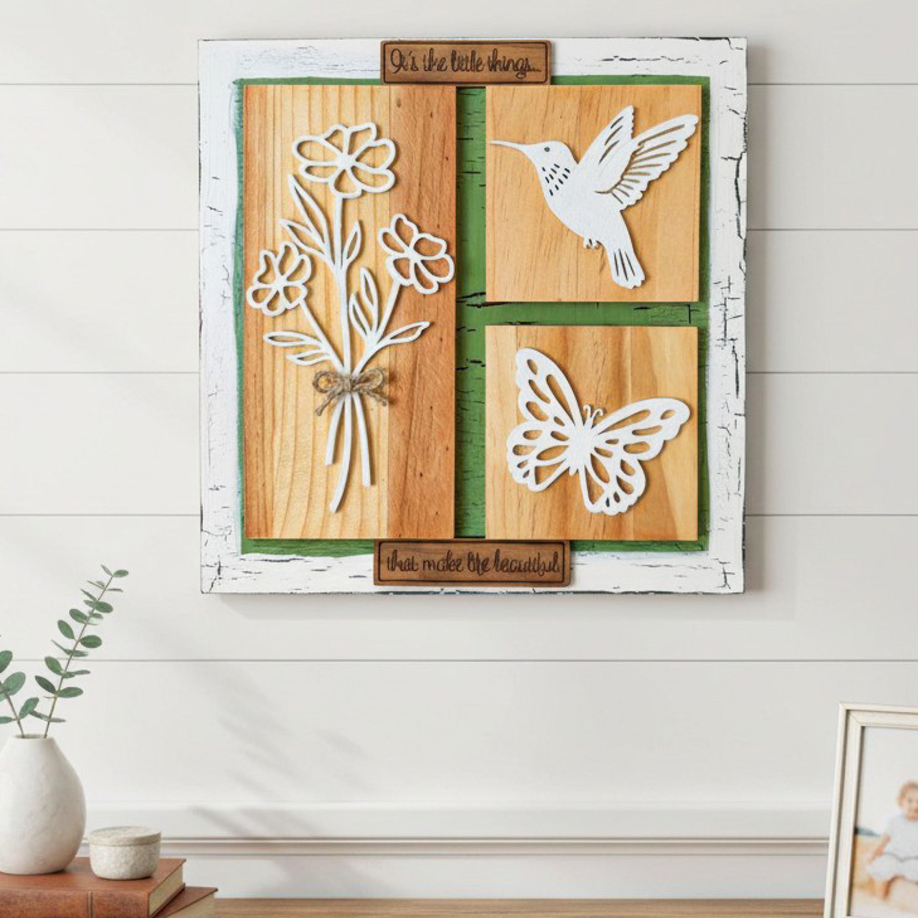 Wooden Nature Wall Art Canvas