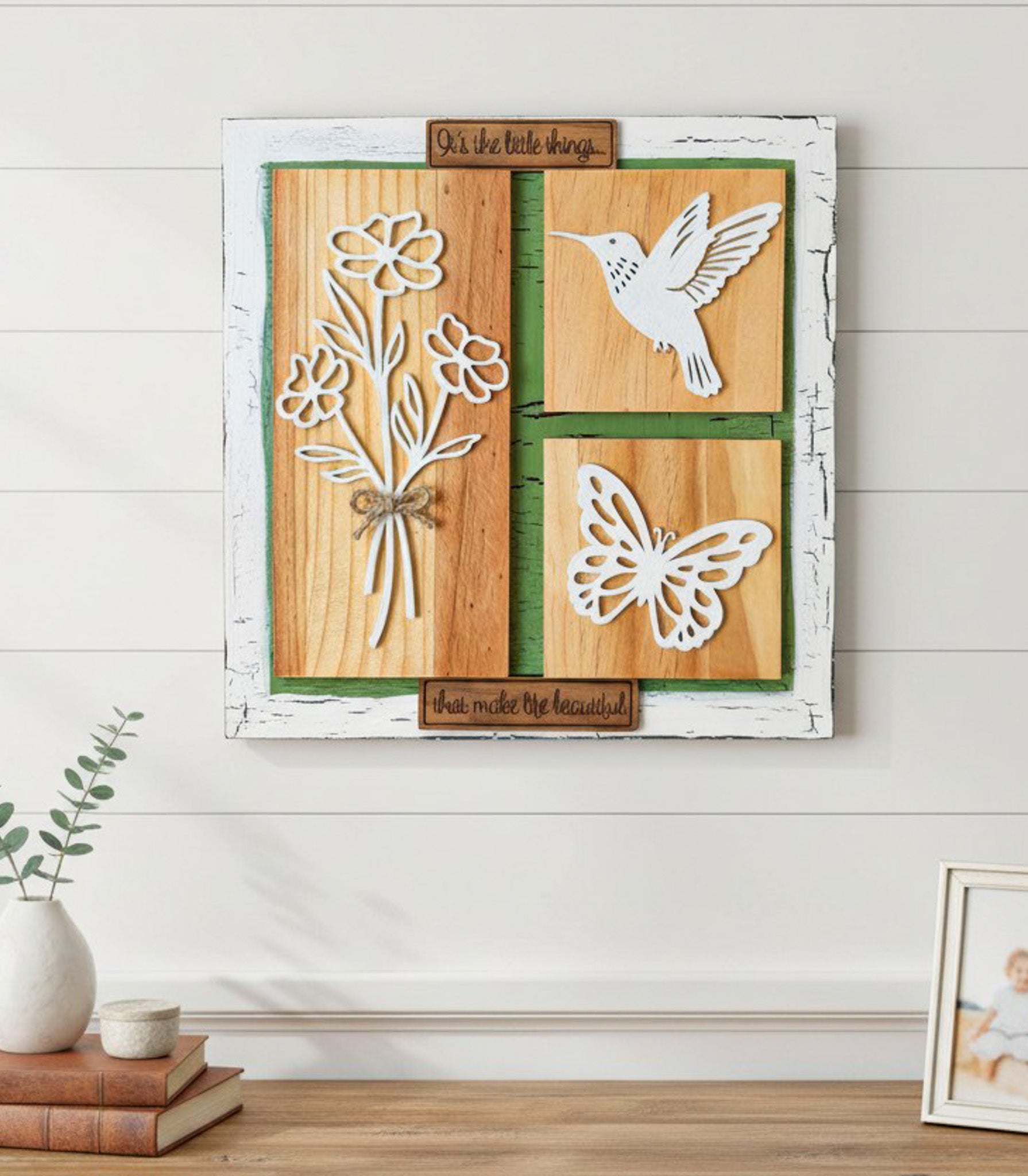 Wooden Nature Wall Art Canvas