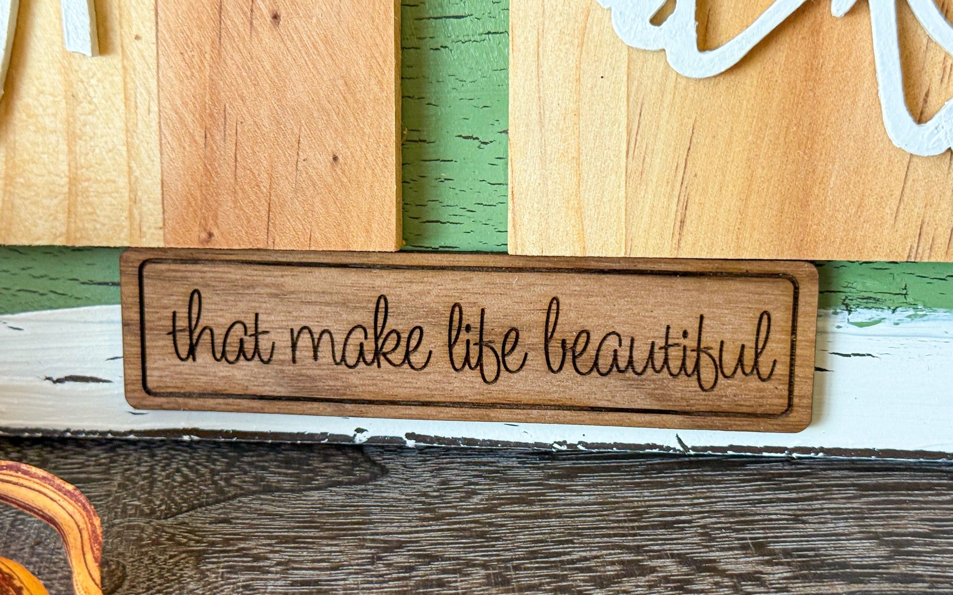 Wooden Nature Wall Art Canvas