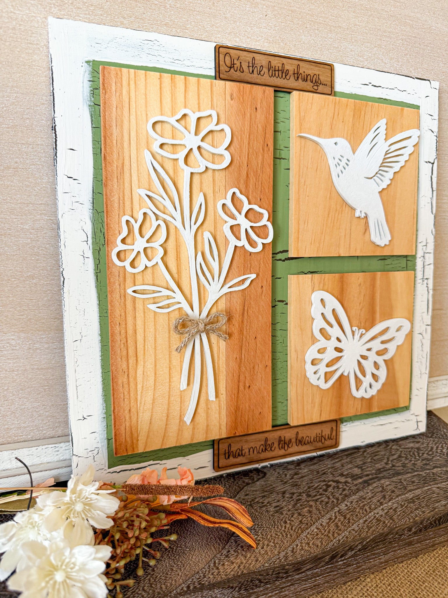 Wooden Nature Wall Art Canvas