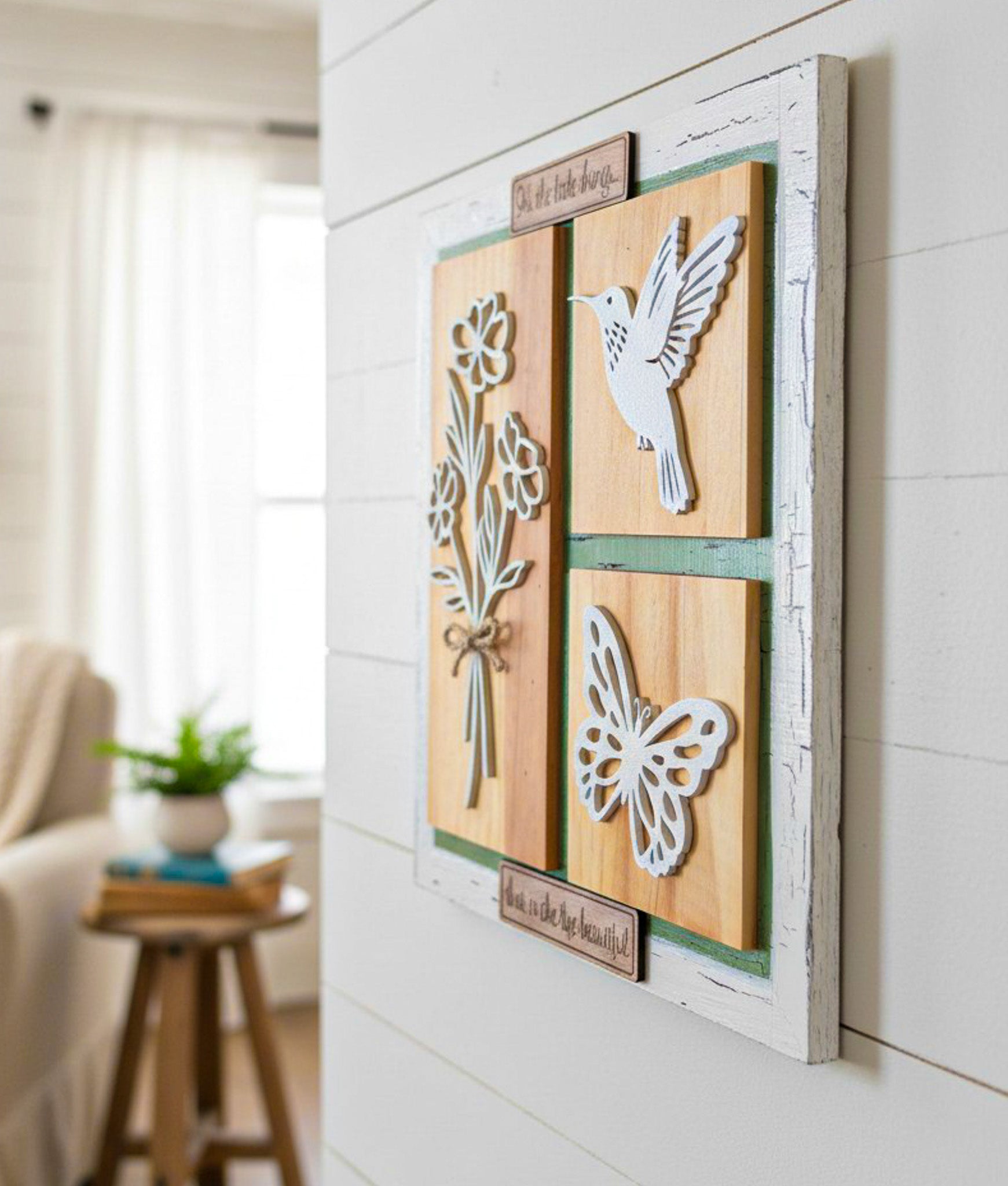 Wooden Nature Wall Art Canvas