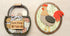 Chicken and Egg Basket Magnet Set duo