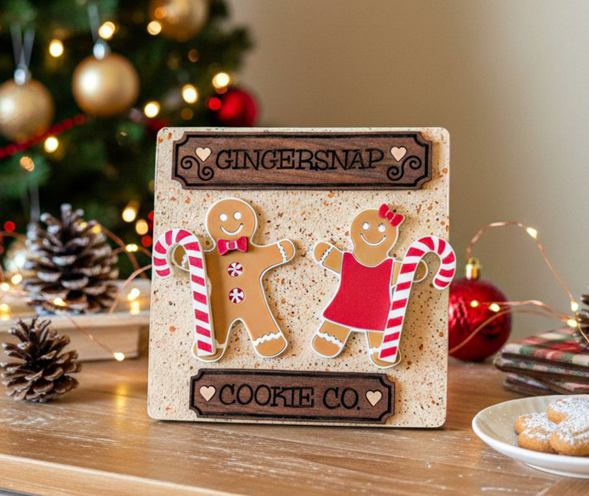 Gingersnap Table Top Mini Sign