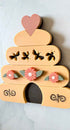 Bee and Hive Magnet Set - Farmhouse Whimsy
