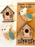 Farmhouse Bird & Birdhouse Magnet Set - Farmhouse Whimsy
