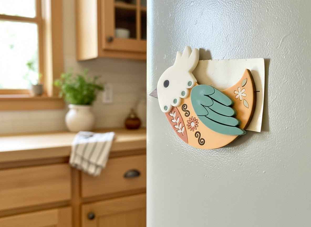 Farmhouse Bird & Birdhouse Magnet Set - Farmhouse Whimsy