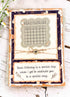 Floral rustic birthday greeting card by Farmhouse Whimsy featuring watercolor flowers and vintage design elements.