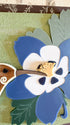 Hummingbird and Columbine flower wall art by Farmhouse Whimsy showing vibrant floral and bird details on a decorative wall art piece.
