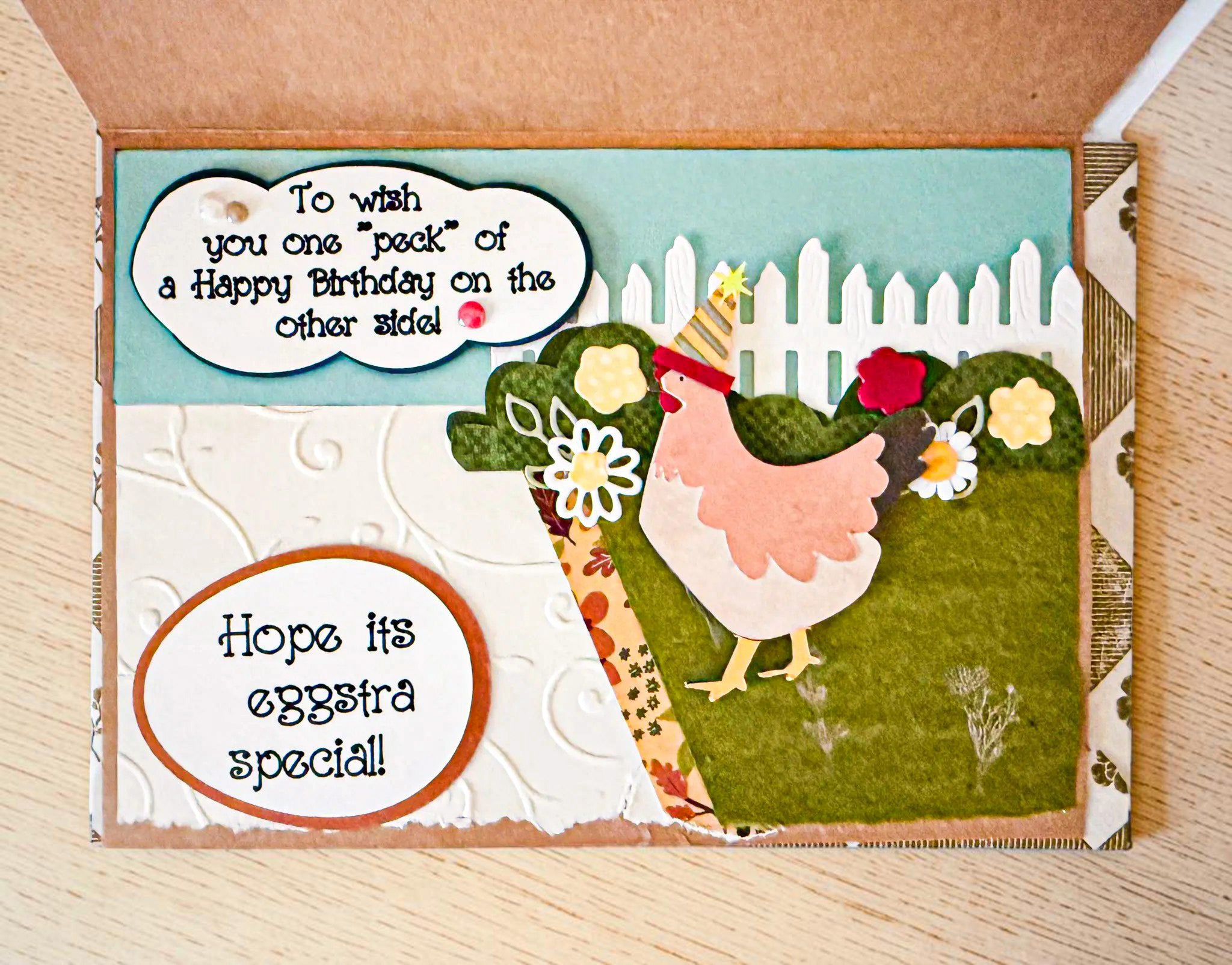 Chicken Birthday Greeting Card
