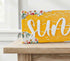 Farmhouse Whimsy sunflower table top tier block set for decor, featuring charming sunflower designs on wooden blocks.